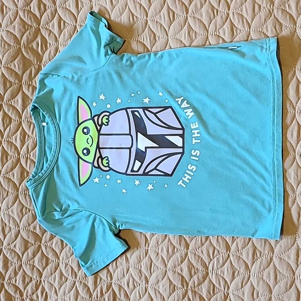 Little Sleepies Mandalorian Grogu Shirt